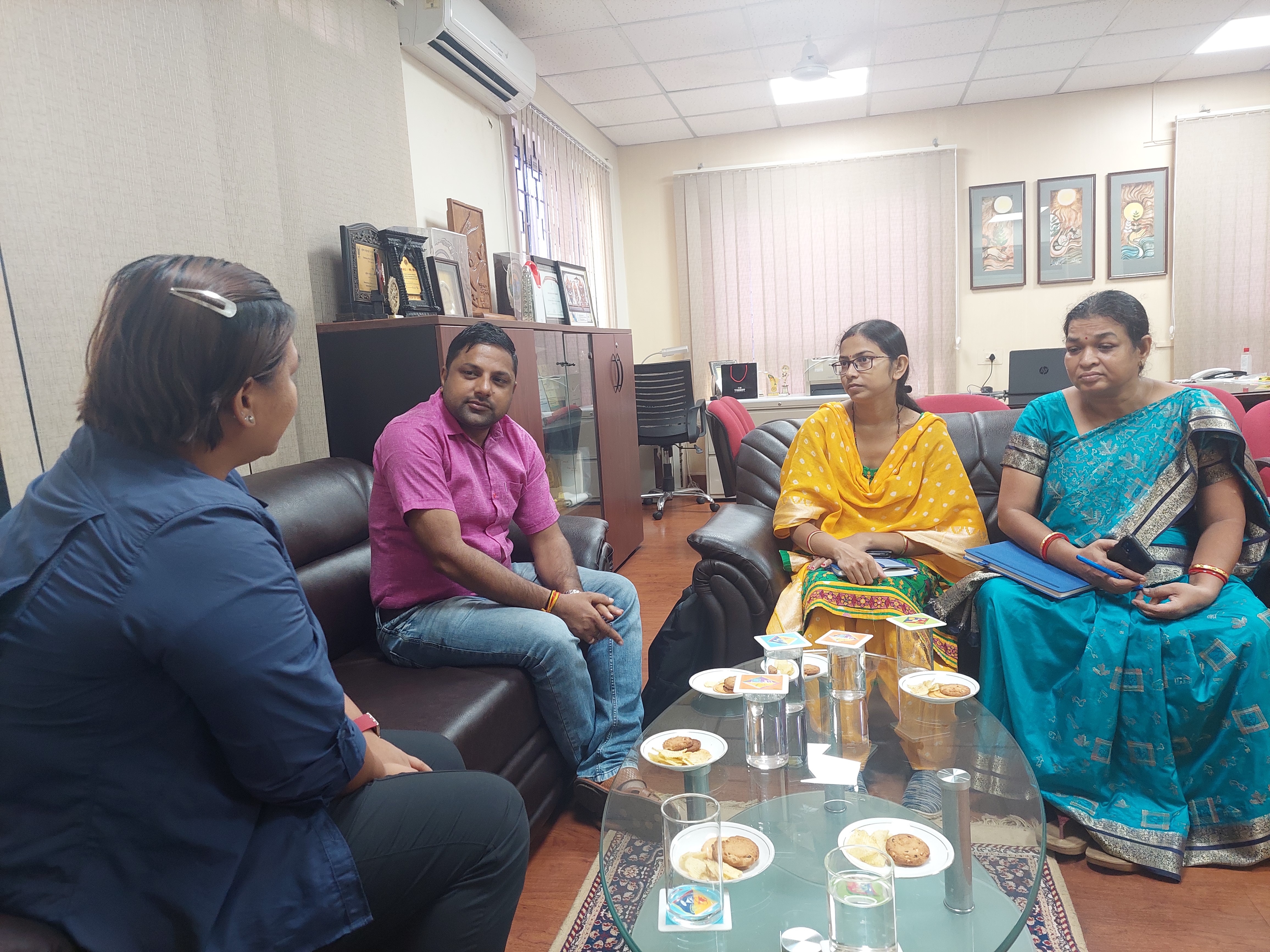 Meeting with ICAR-CIWA in Bhubaneswar, Odisha, India
