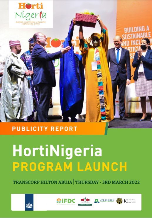HortiNigeria publicity report cover