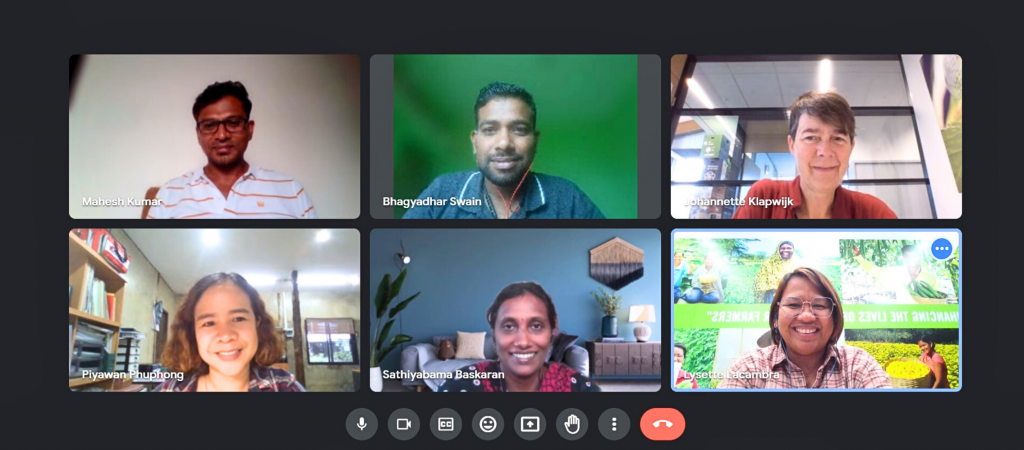 Screenshot of soft launch virtual meeting 