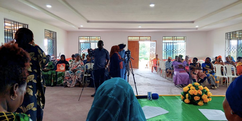 Women gather for an economic empowerment meeting in Iringa.