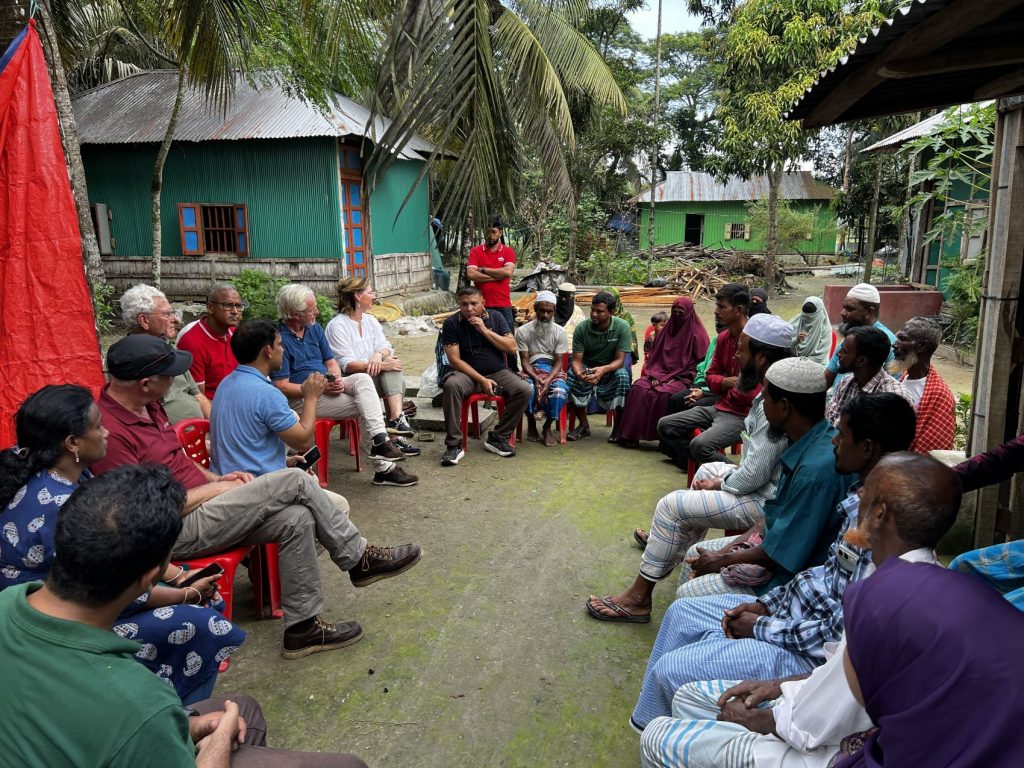 The Board of Trustees meets with farmers and other stakeholders.