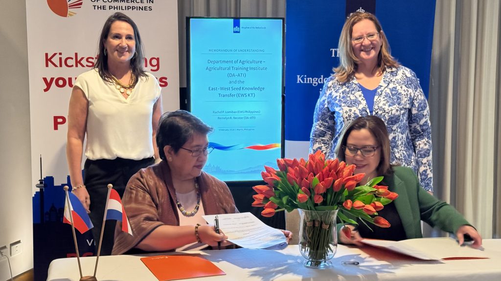 Signing of memorandum of understanding between ATI and EWS-KT Philippines. 