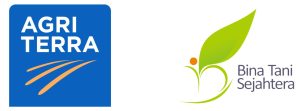Agriterra and Yayasan Bina Tani Sejahtera logos.