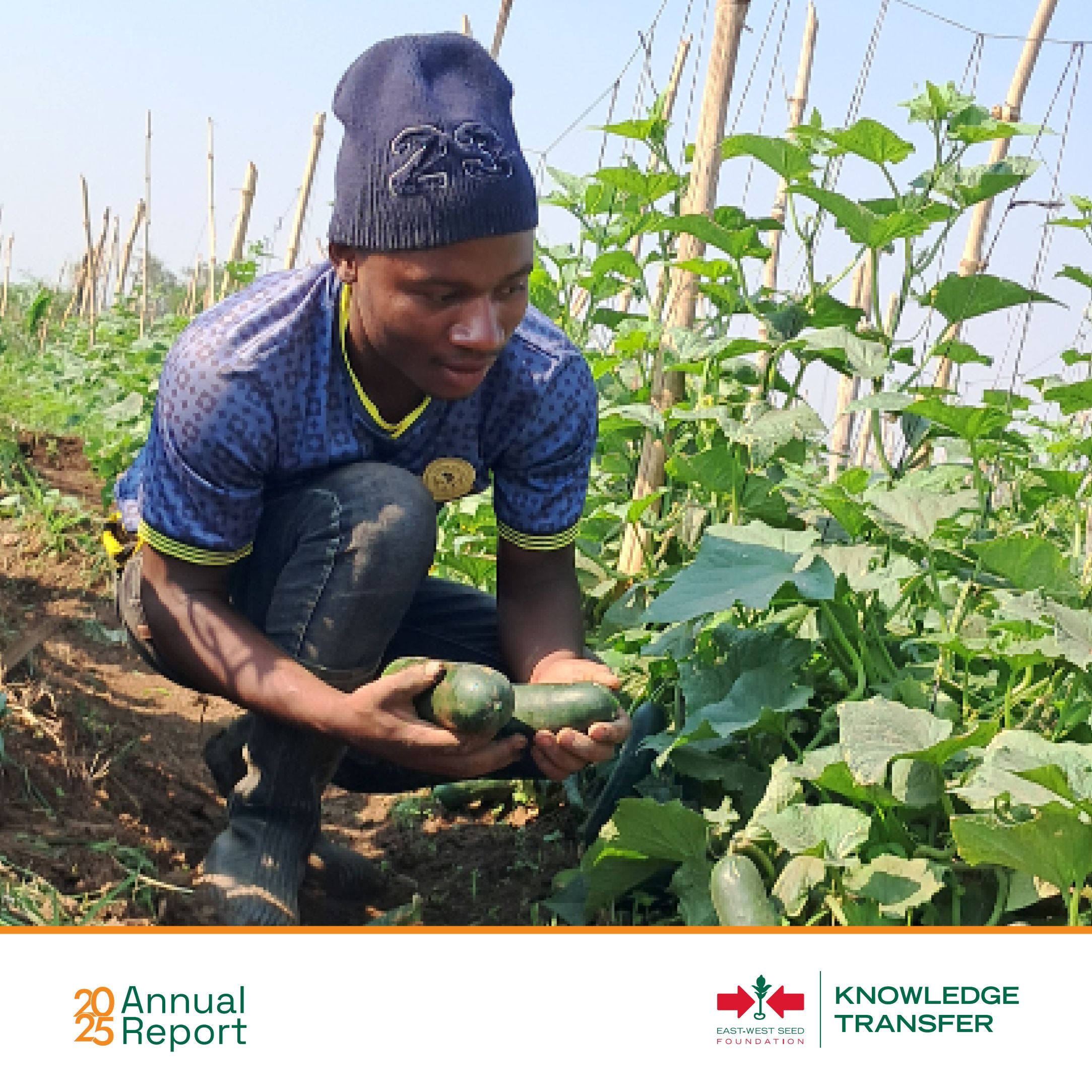 Cover of 2025 Annual Report for East-West Seed Knowledge Transfer Foundation.